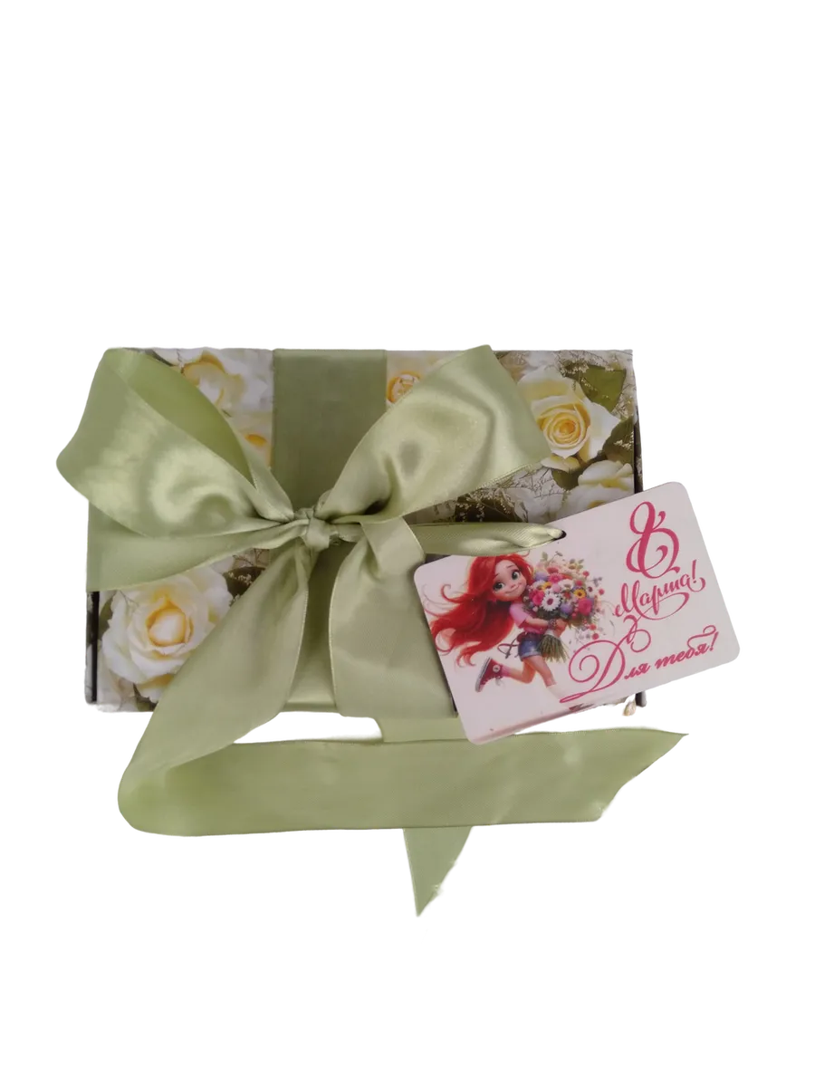 Магнит на холодильник Задира бирка на подарок с 8 Марта - фото 3