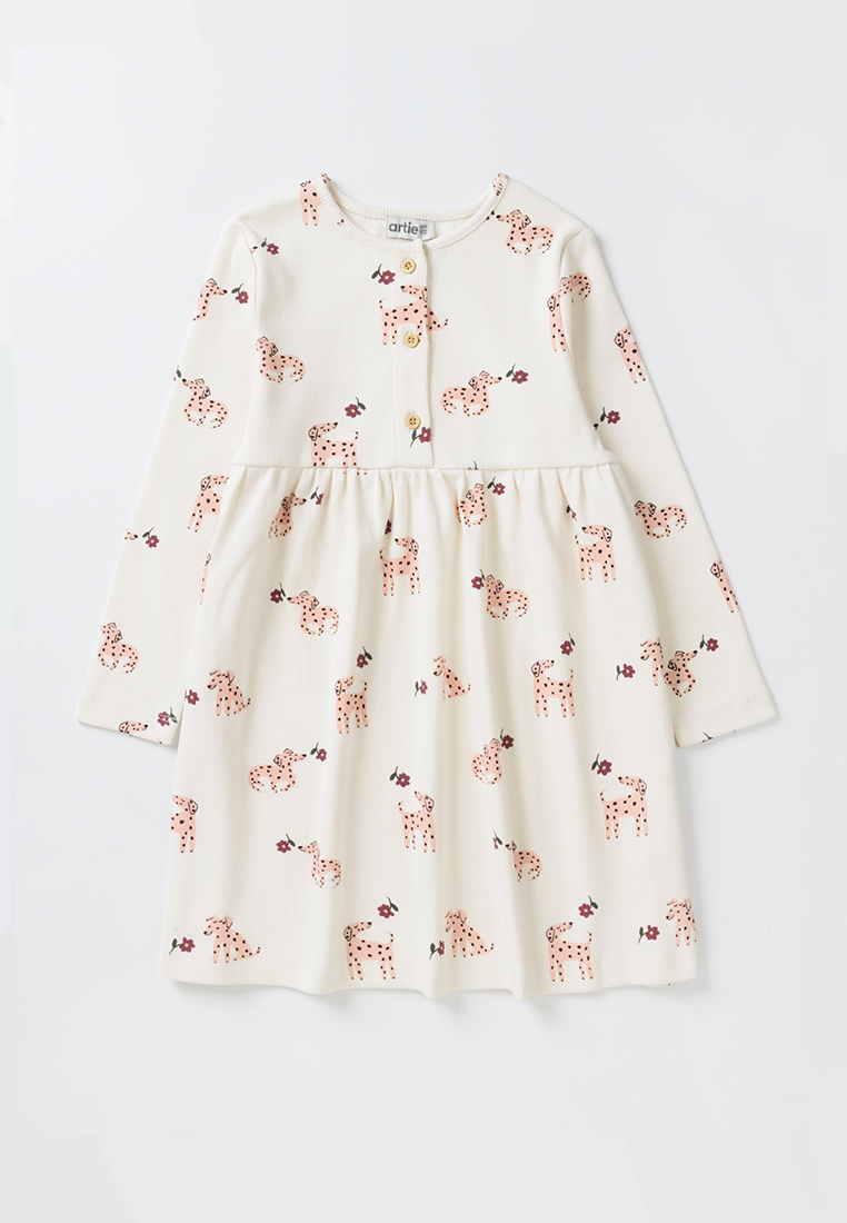Платье artie W25M10PL-1457D/Молочный - фото 7