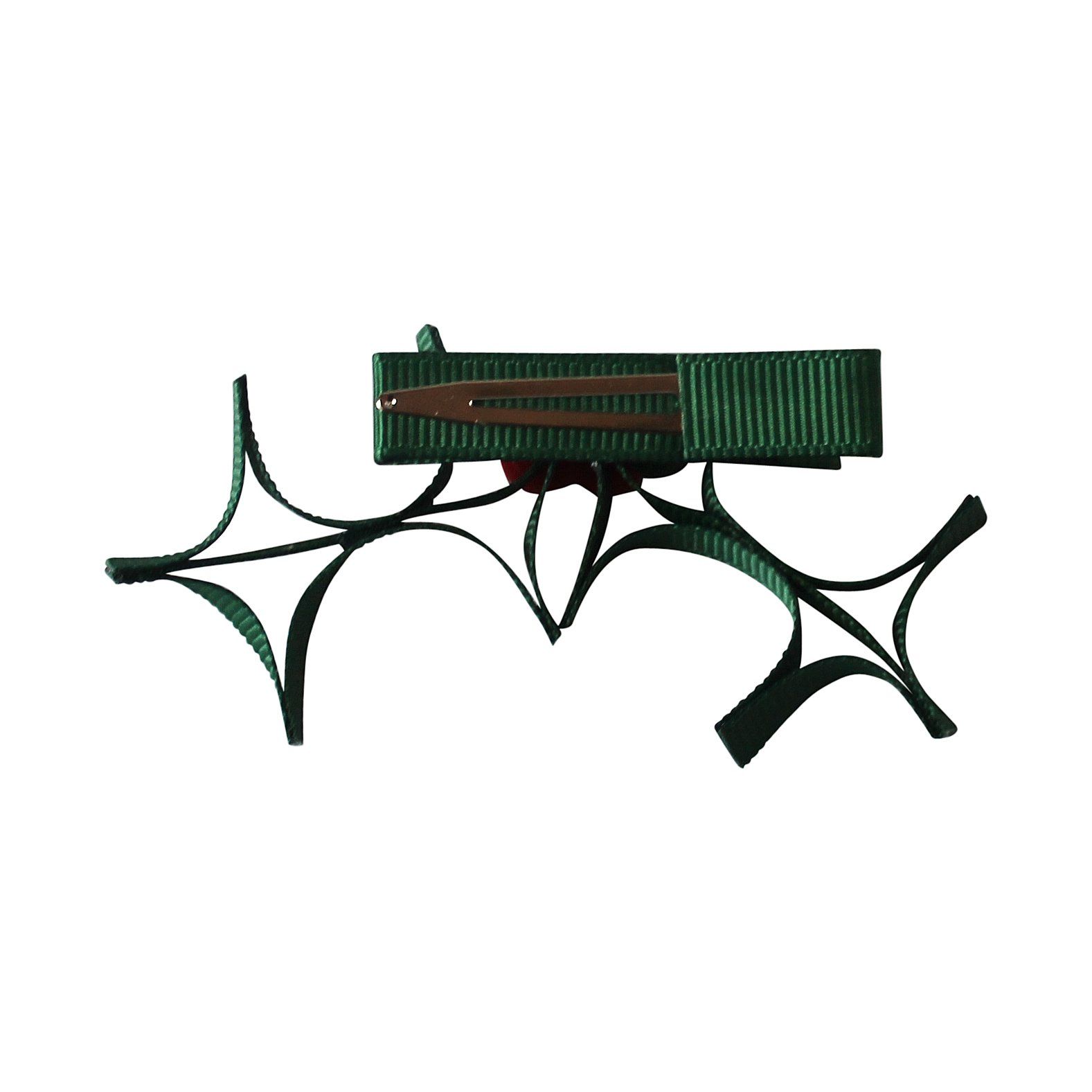 Заколка Milledeux Рождественский остролист зеленый 587-CCC-18-holly - фото 2