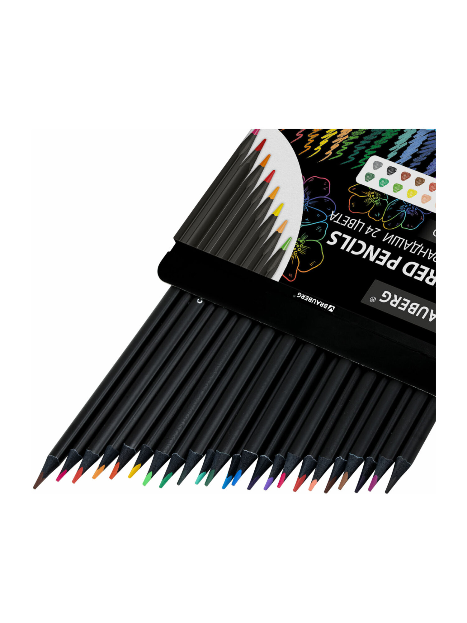 Карандаши цветные Brauberg 24 шт. - фото 11