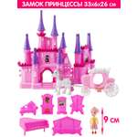 Домик для кукол DollyToy 33 см с мебелью