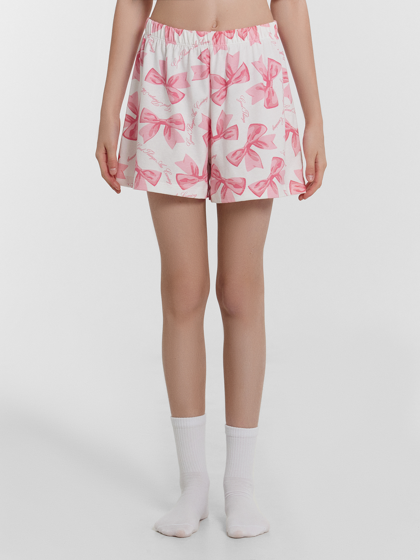 Пижама Mark Formelle (Марк Формэль) 567750/бл.розовый +бантики на белом - фото 6