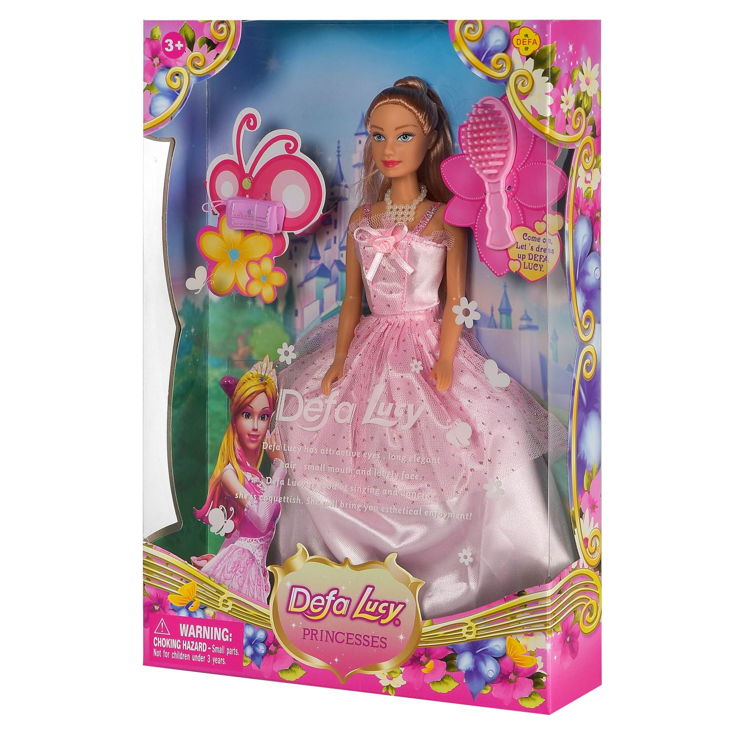 Кукла модельная Junfa Lucy Очаровательная принцесса 8063d/розовое - фото 2