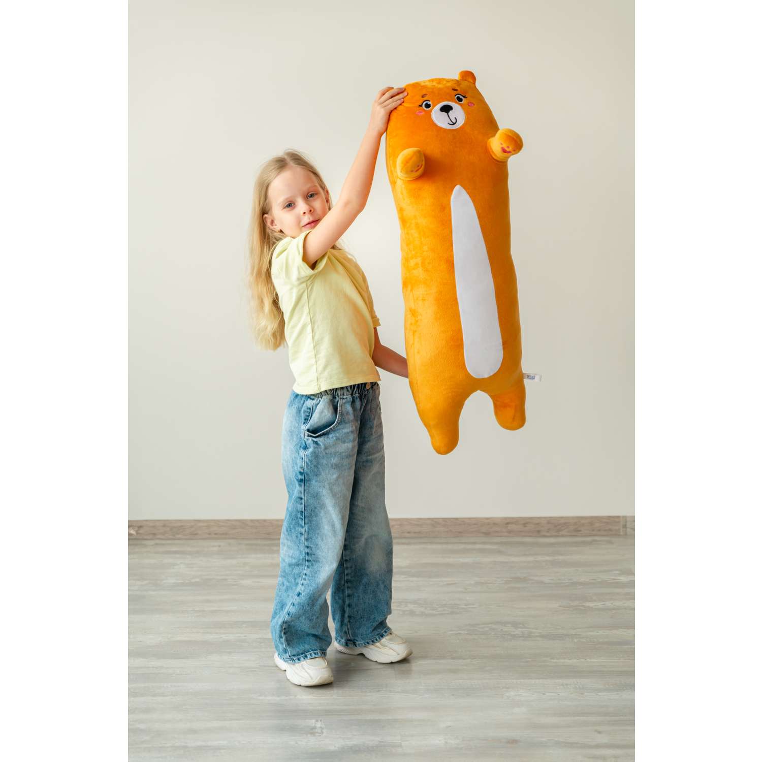 Игрушка мягкая Laffi мишка 86 см - фото 5