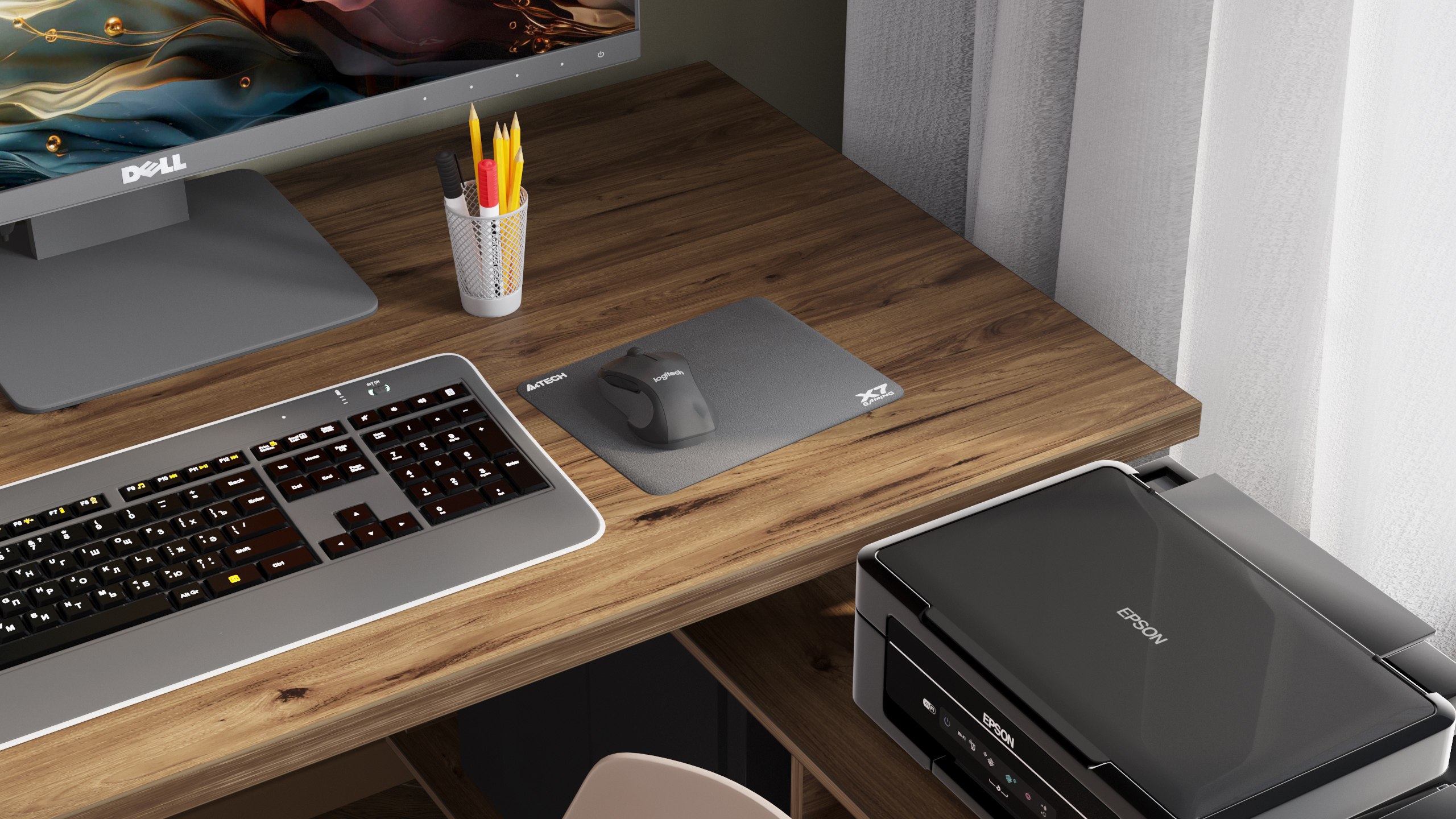 Письменный стол КАЛИФОРНИЯ МЕБЕЛЬ Хардвиг 1200 - фото 5