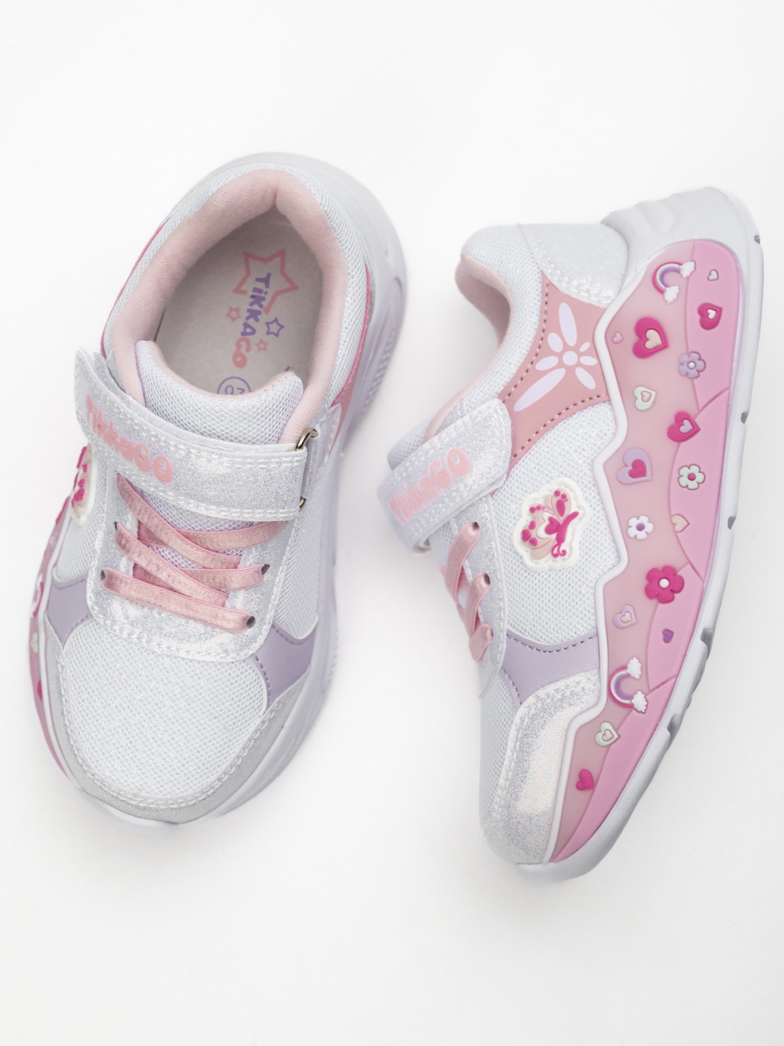 Кроссовки TikkaGo 1D10_41205_white-pink - фото 3