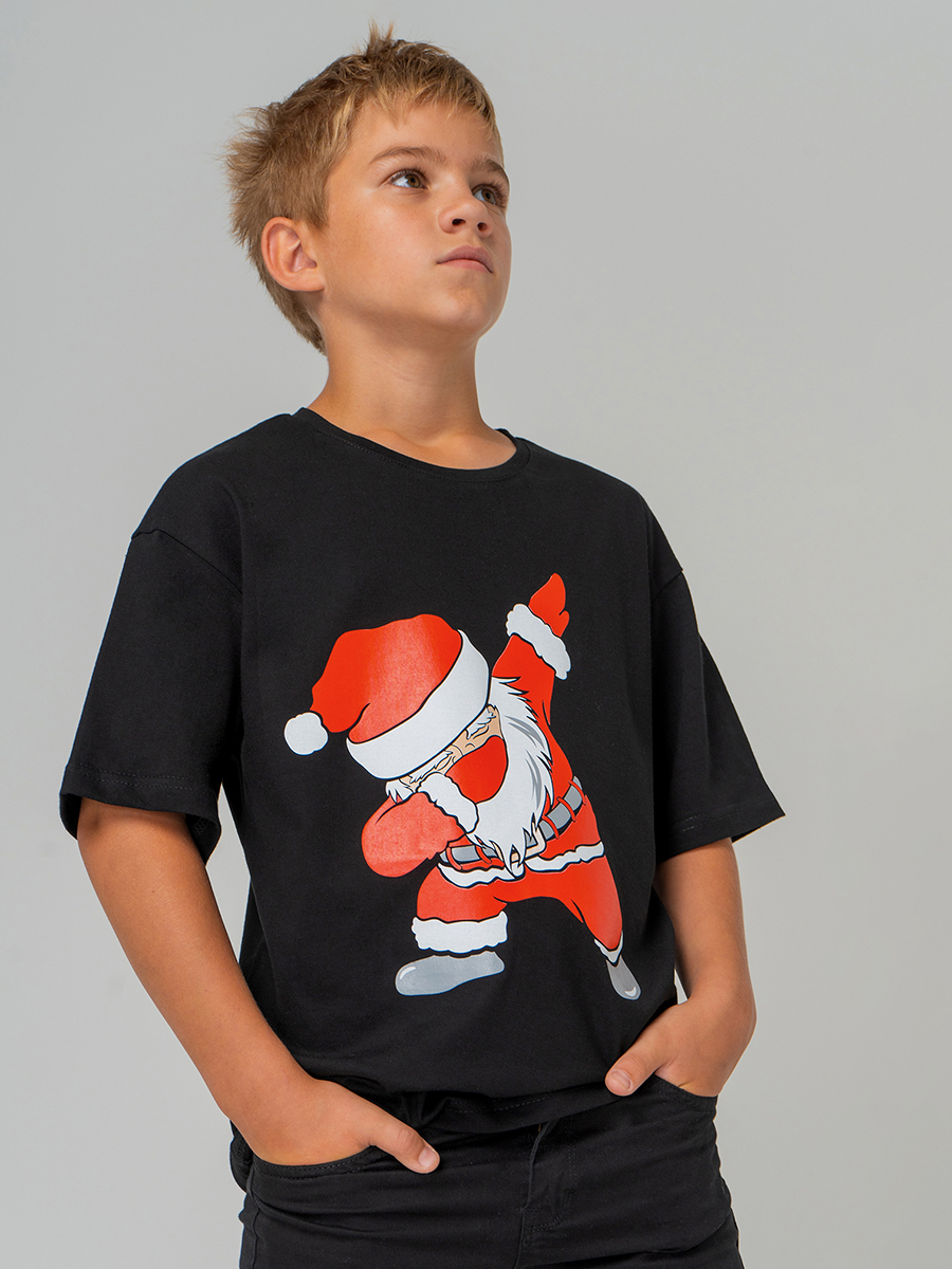 Футболка HappyFox HF0178SPPsanta.черный - фото 11