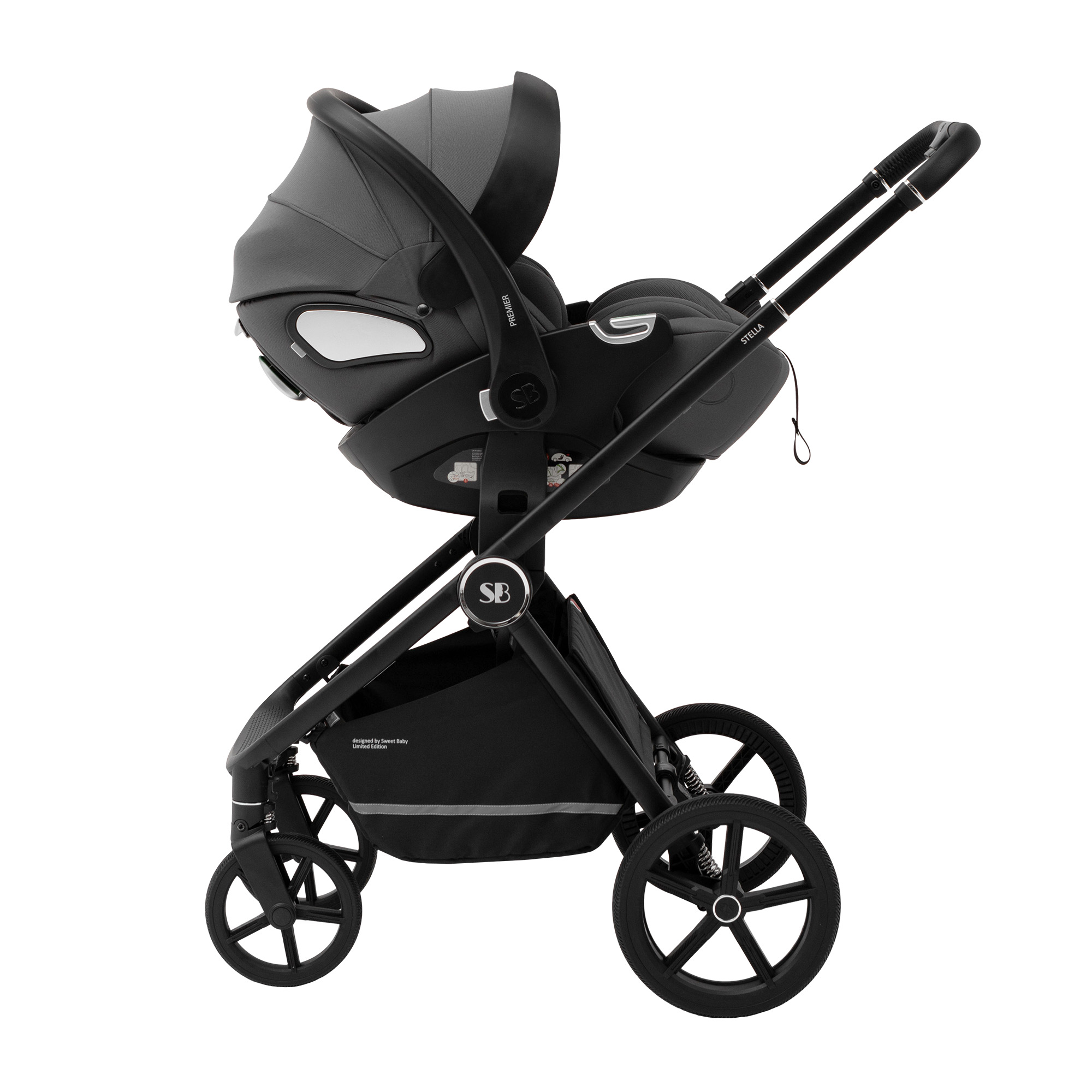 Автокресло Sweet Baby Premier WG06 Pro Grey 0 (0 -13 кг) серый - фото 21