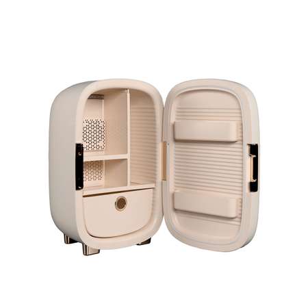 Бьюти-холодильник COOLBOXBEAUTY 12 л кремовый