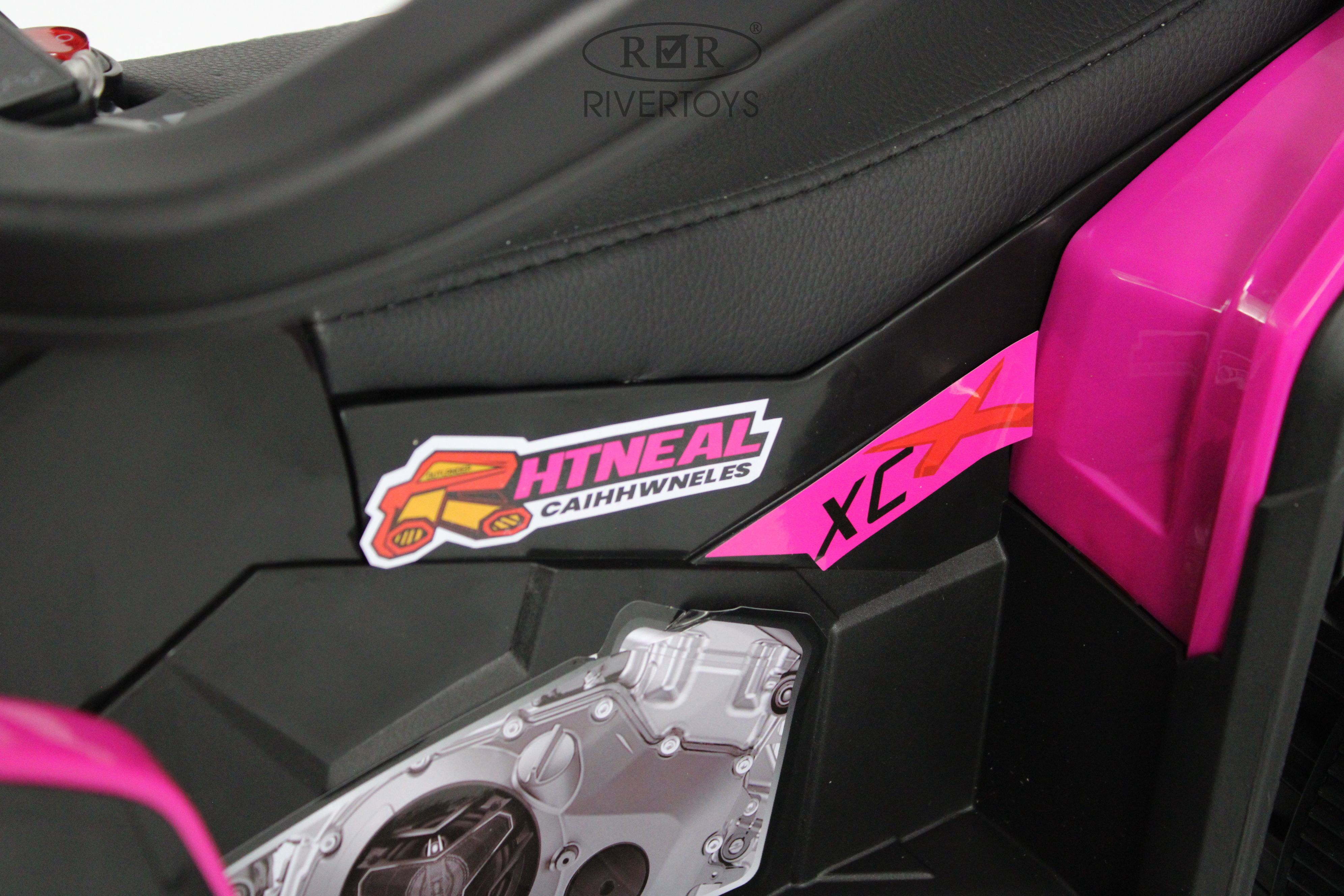 Электромобиль RIVERTOYS F003FF-NEW-PINK - фото 8