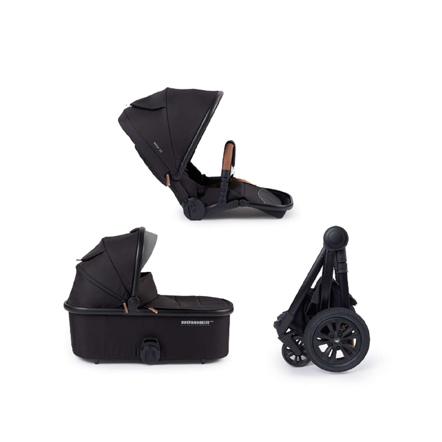 Коляска 2в1 Happy Baby Mommer Pro Black - фото 31