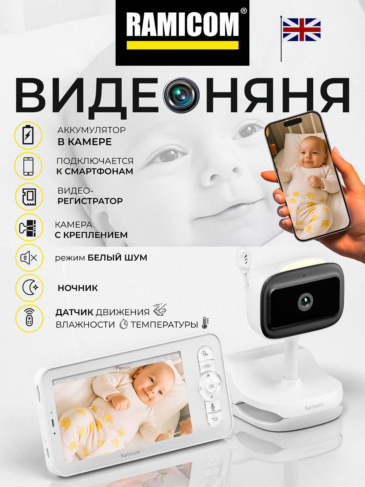 Видеоняня Ramicom VRC400 - фото 1