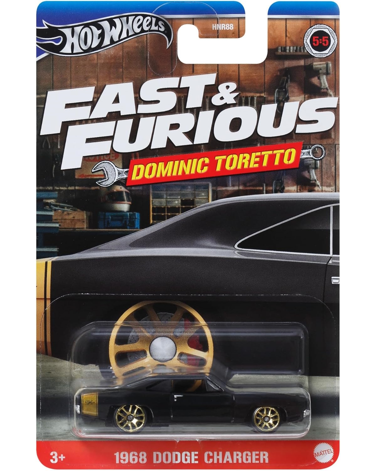 Автомобиль Hot Wheels Dodge Fast and Furious 1:64 HNR88/HRW50 - фото 5