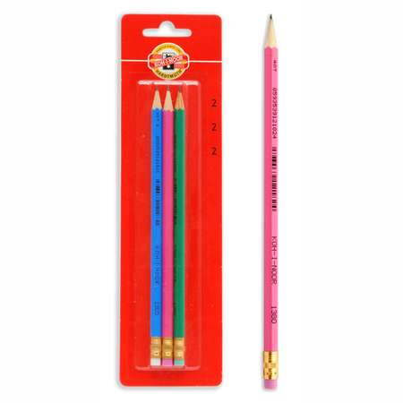 Карандаши чернографитные Koh-I-Noor 3 шт.