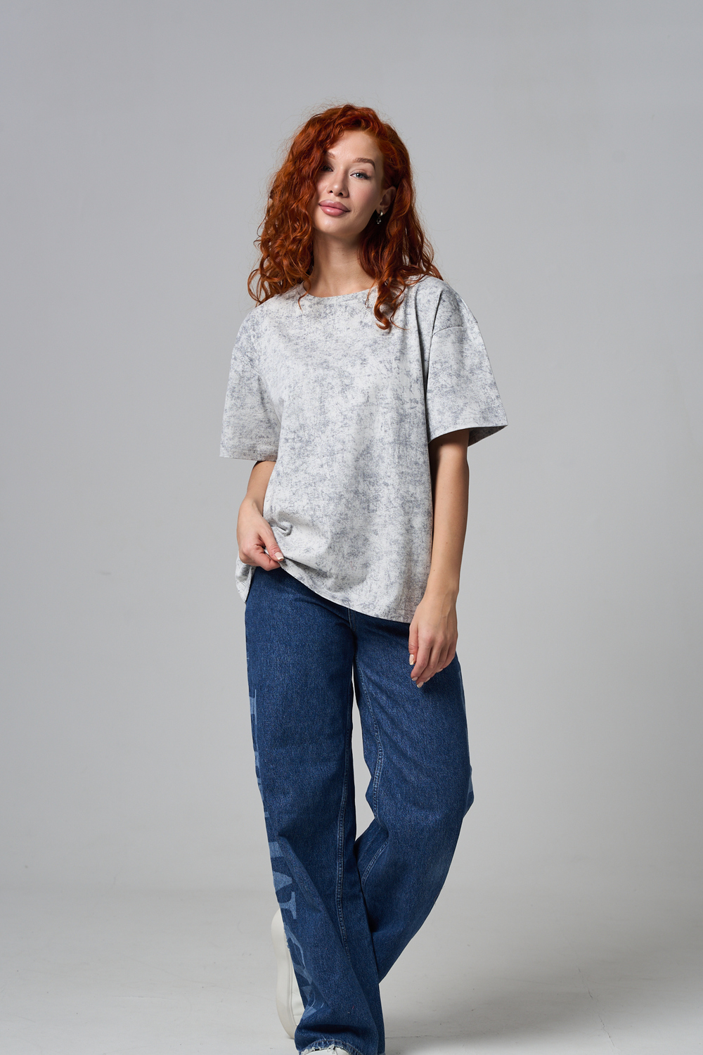 Футболка Ifeizion 14502 серый - фото 3