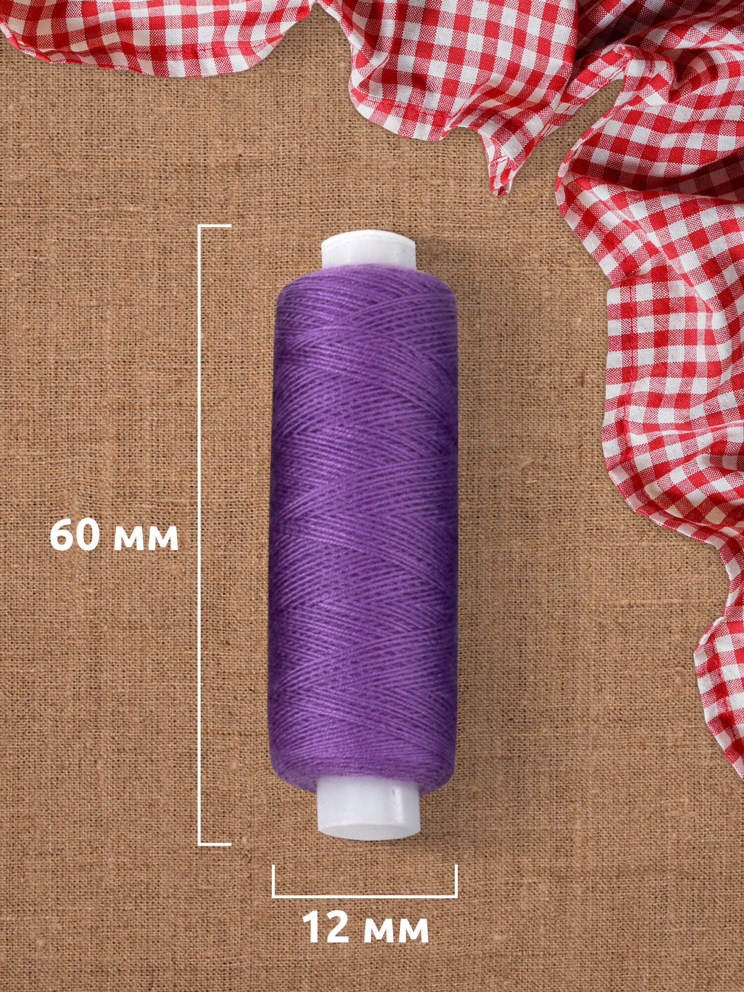 Нитки для шитья Develia армированные 40ЛШ 200 м швейный набор 24 цвета с иголками - фото 5