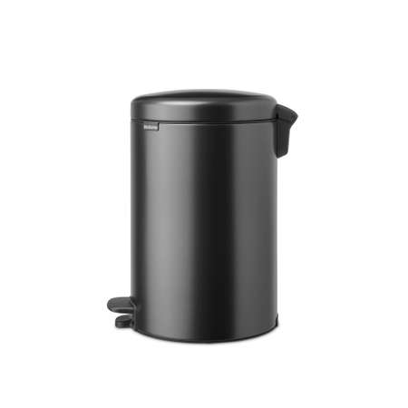 Бак мусорный Brabantia NewIcon с педалью темно-серый 20л 233500
