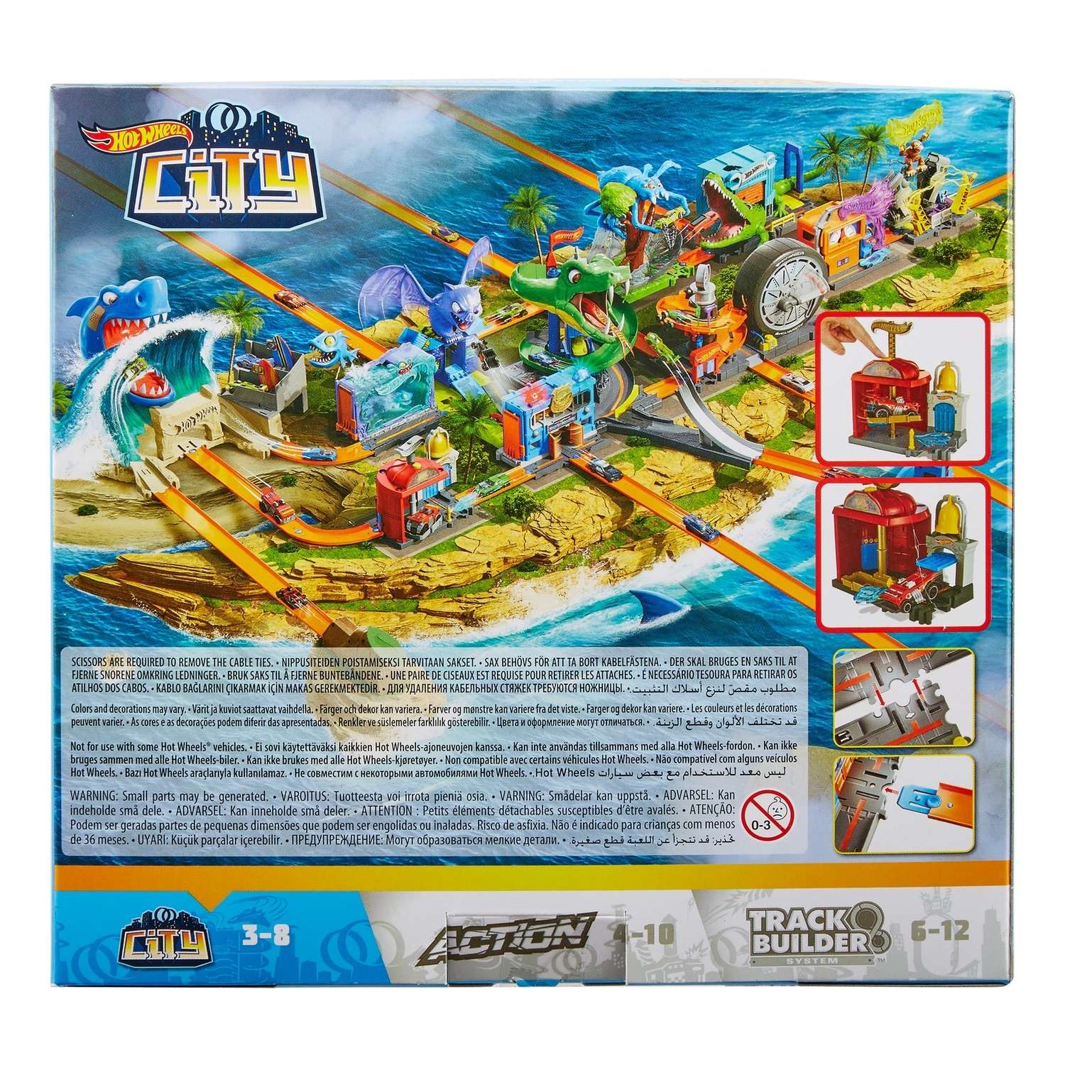 Трек Hot Wheels Пожарная станция FRH28 - фото 4