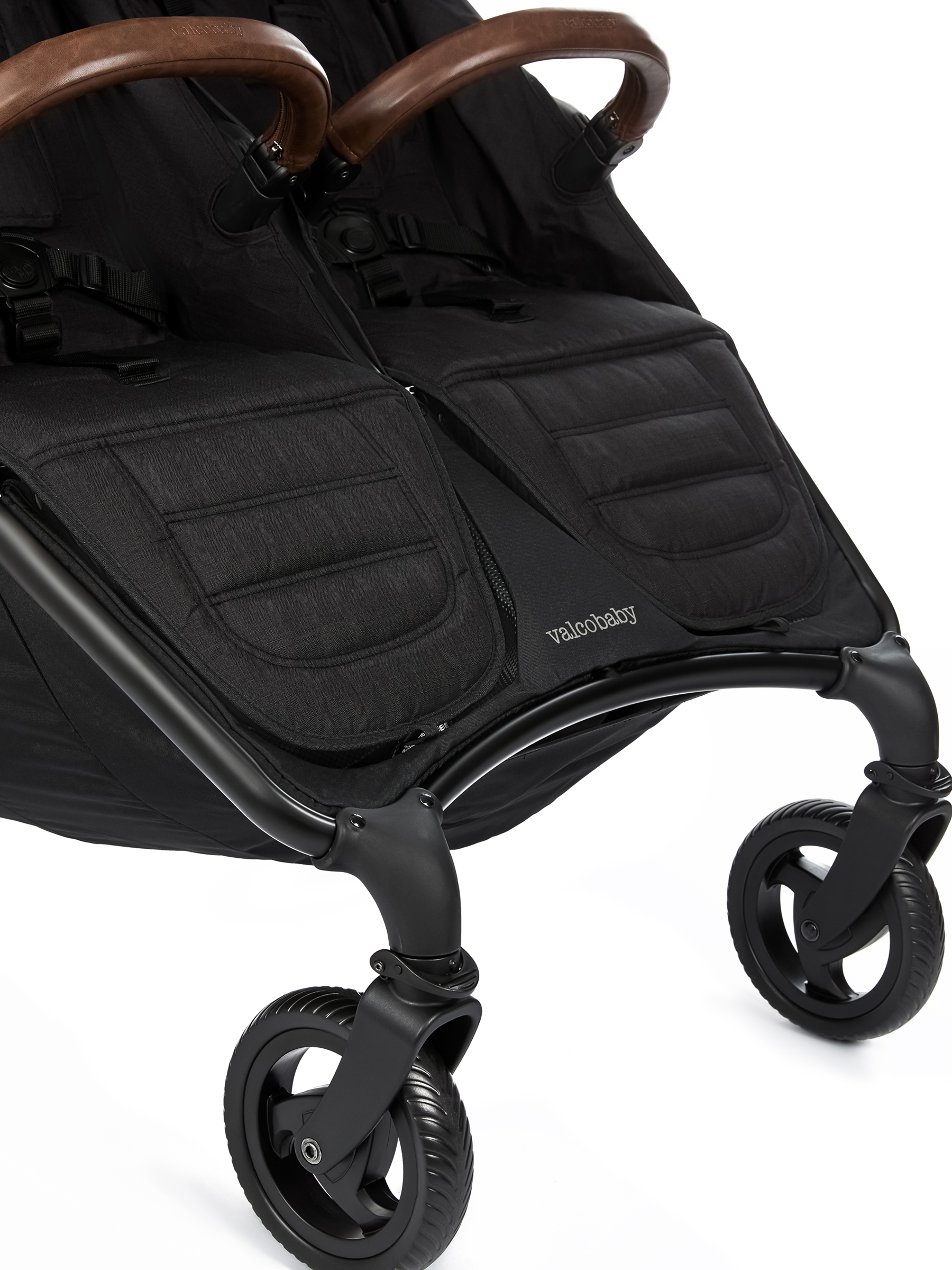 Коляска прогулочная для двойни Valco baby Snap Duo Trend / Night черный - фото 20