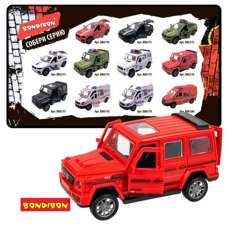 Внедорожник Bondibon Инерционная машинка