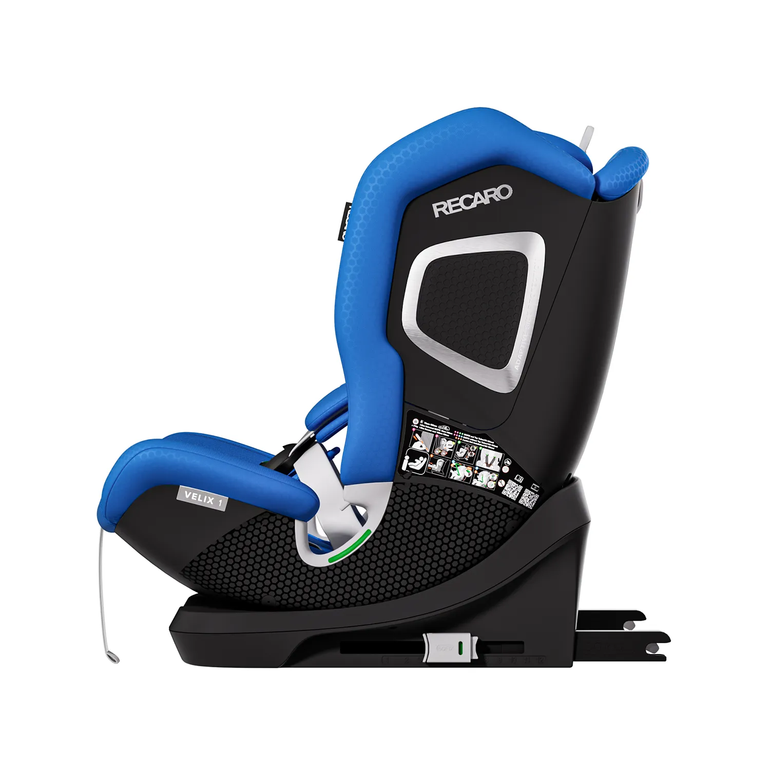 Автокресло Recaro Velix 1 Isofix 1/2/3 (9-36 кг) синий - фото 11