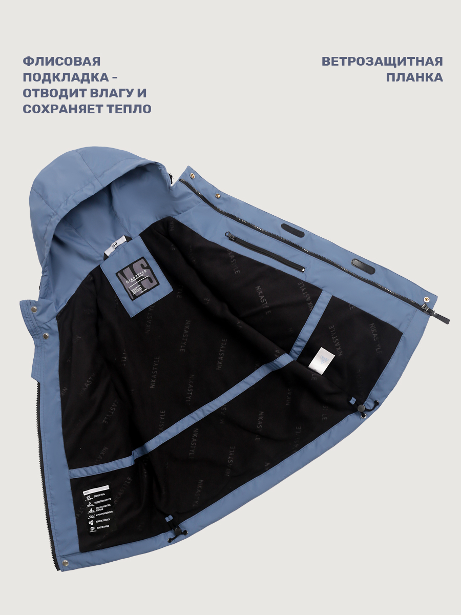 Ветровка NIKASTYLE 4л4925 джинс - фото 8