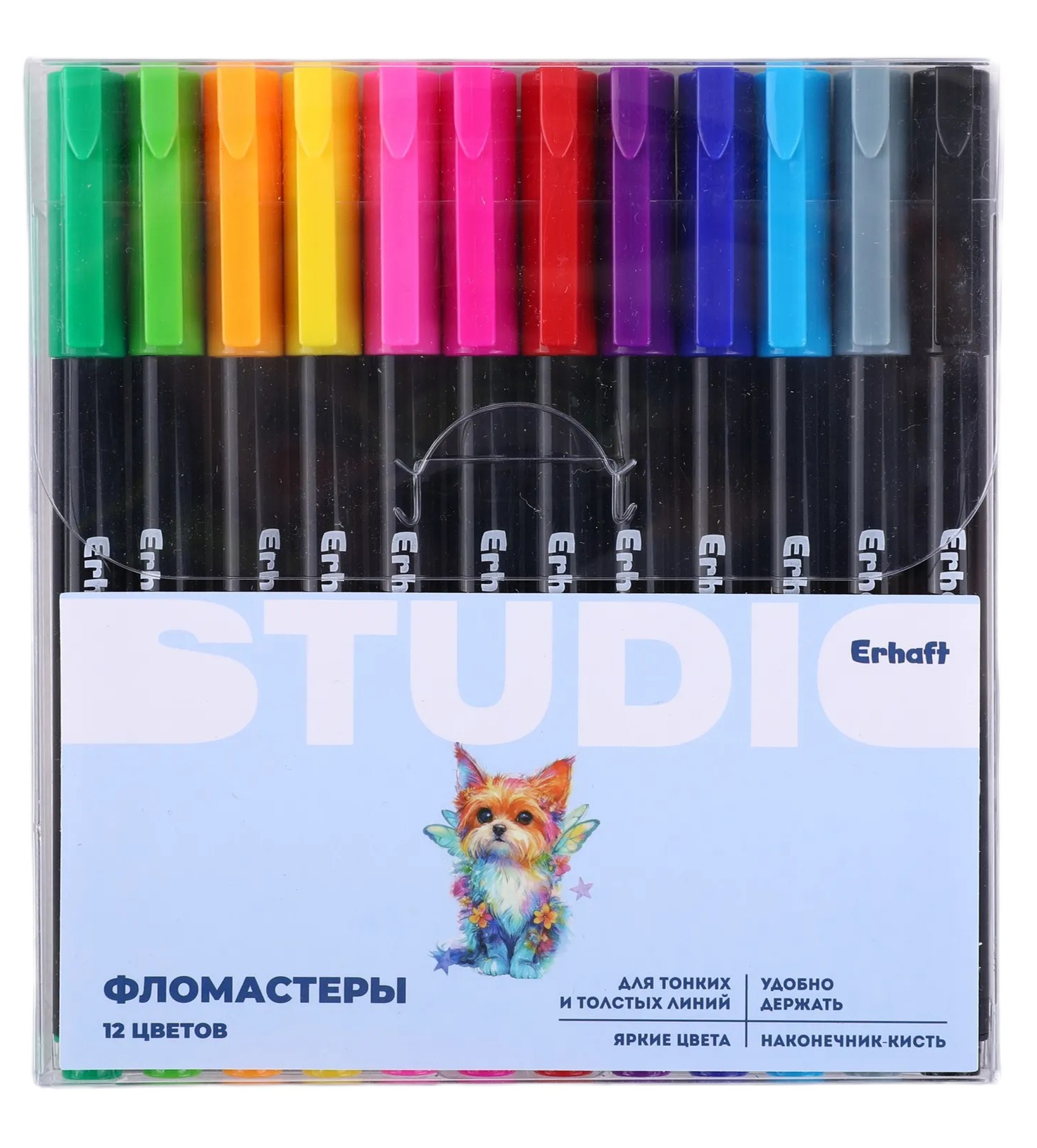 Фломастеры Erhaft 12 шт. - фото 1