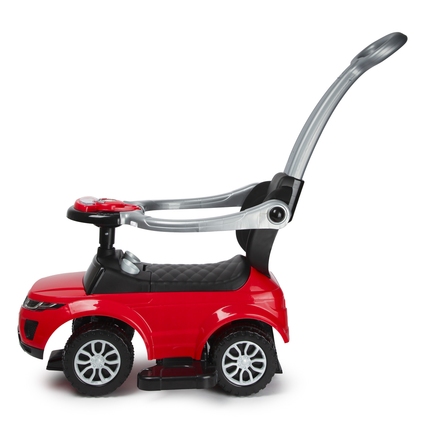 Каталка BabyGo с ручкой Красная 614W - фото 15
