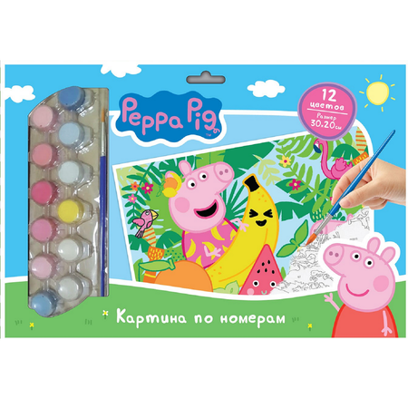Картина по номерам Peppa Pig