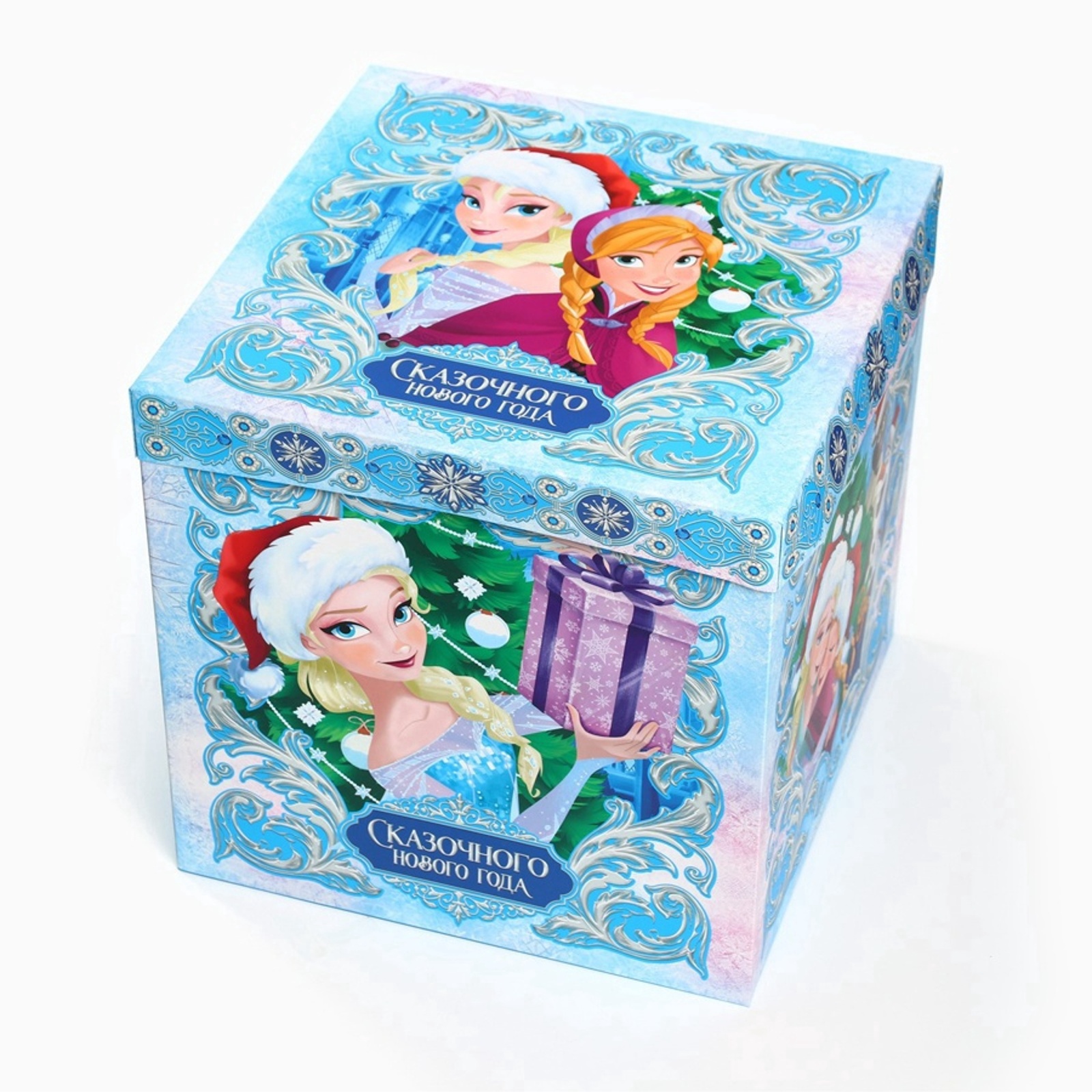 Коробка складная, новогодняя Дарите Счастье "Сказочного Нового года", 30 х 30 х 30 см - фото 2
