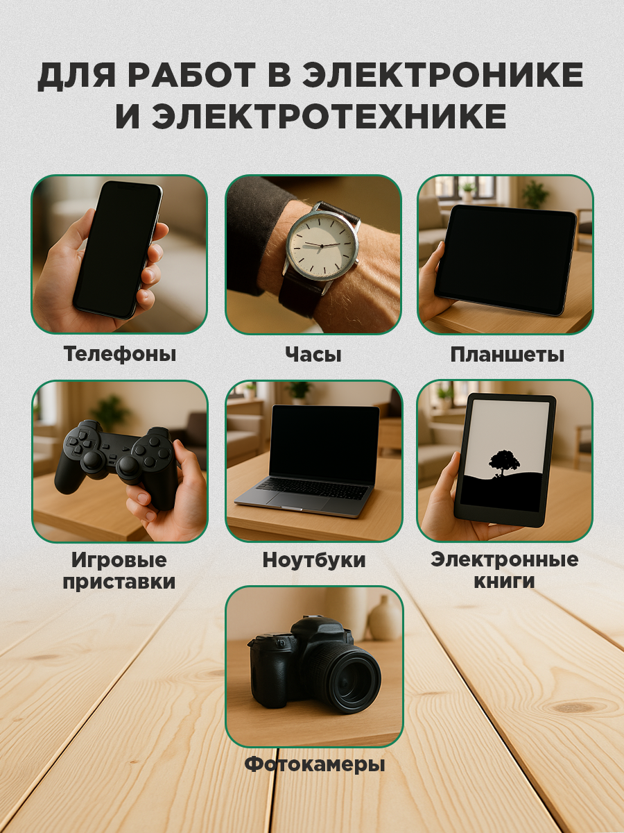 Набор для точных работ 8 предметов - фото 4