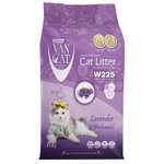 Наполнитель для кошек Van Cat Lavender комкующийся лаванда 10кг