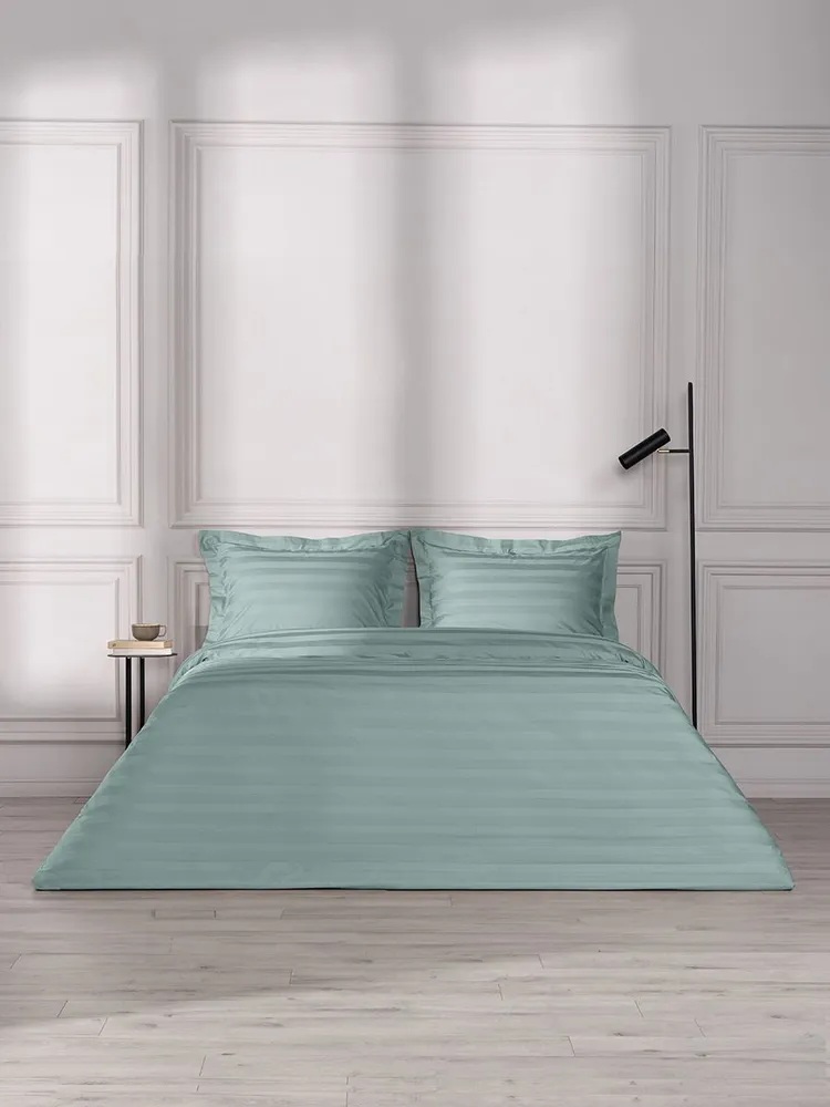 Комплект постельного белья Askona Comfort Stripe 3*3 2.0 евро 3 предм. - фото 1