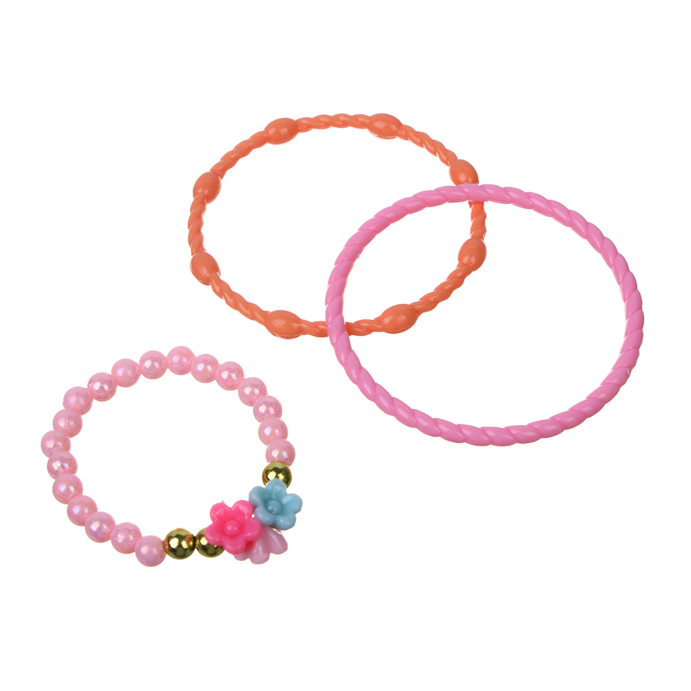 Игрушка Игроленд бижутерия, фен, косметика, маникюрный набор, инструменты, туалетный столик - фото 16