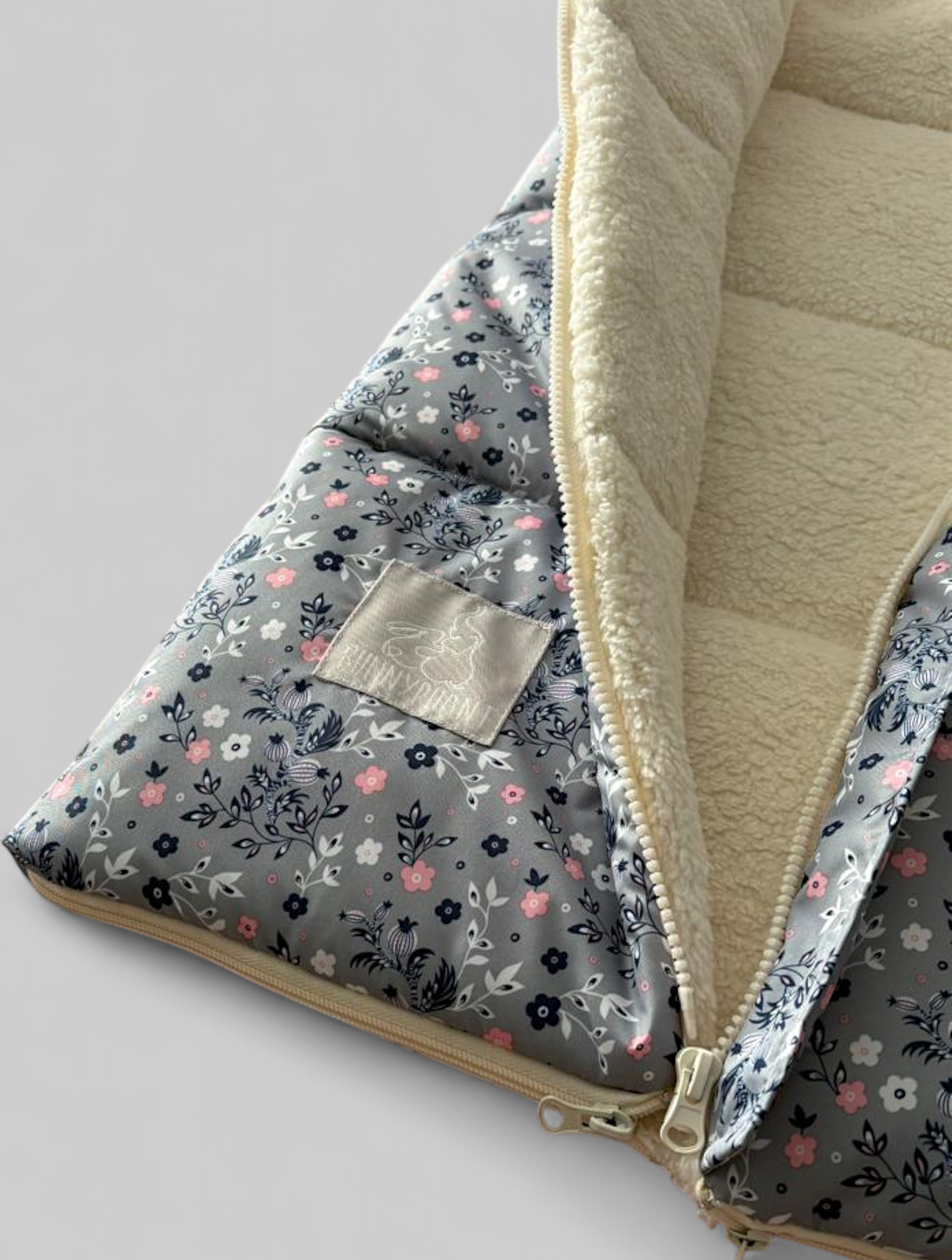 Конверт в коляску Bunnyphant серый - фото 3