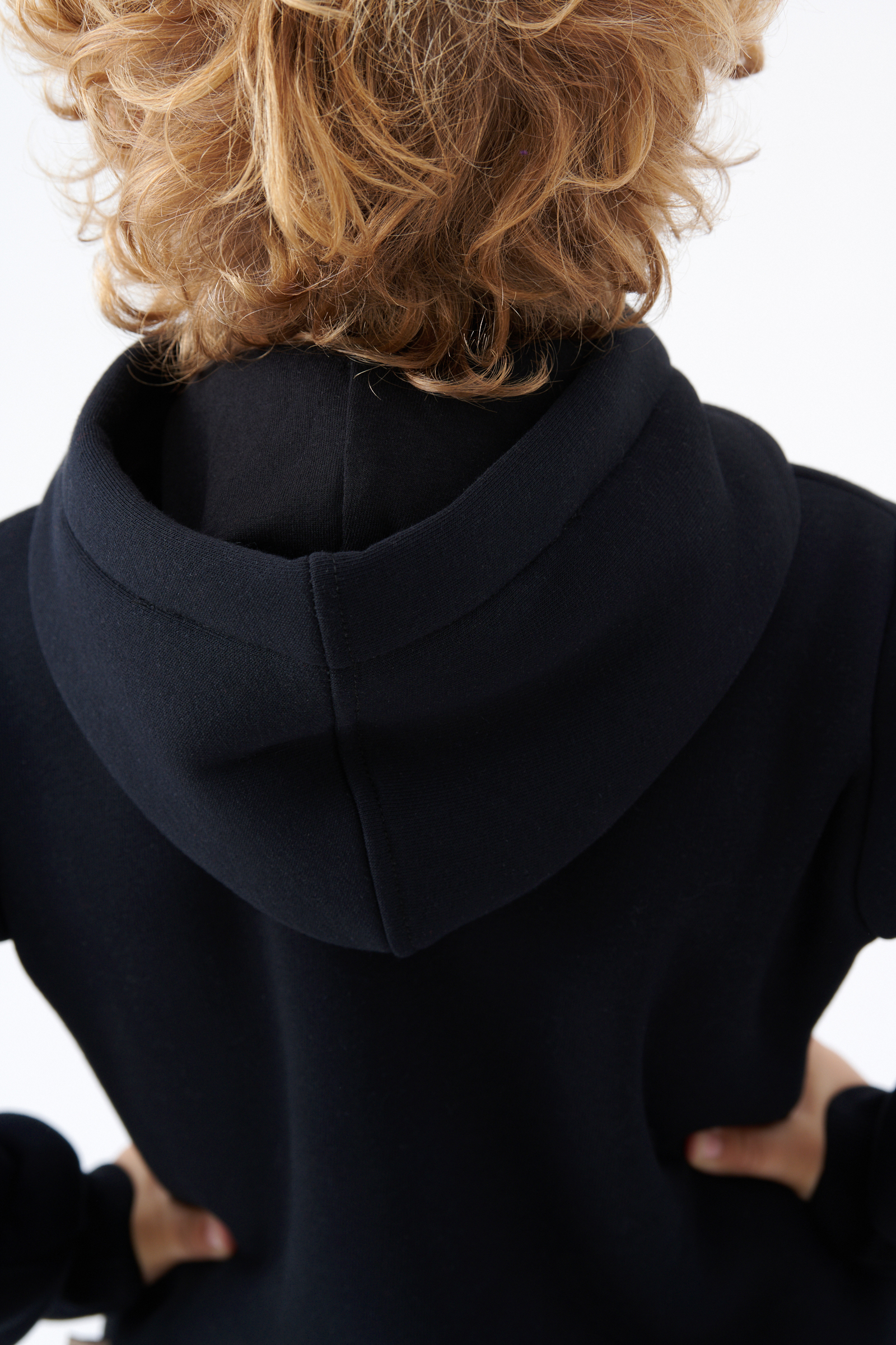 Худи и брюки КрутышОк Т-057 черный - фото 6