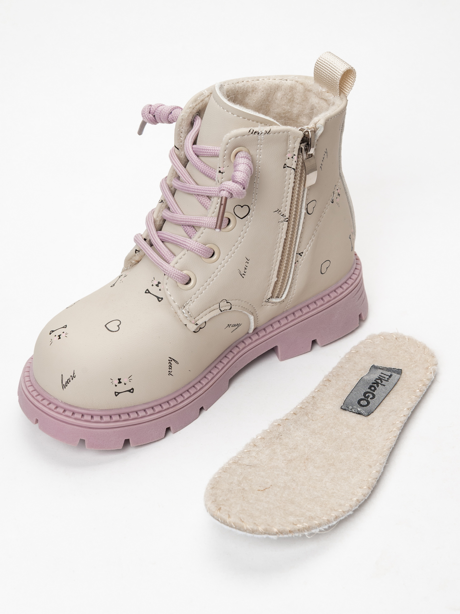 Ботинки TikkaGo 2V47_772602_beige-pink - фото 3