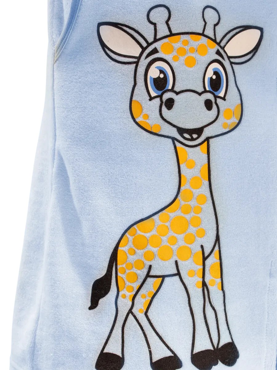 Халат TOTEMFOX 831В2F/голубойЖираф - фото 5