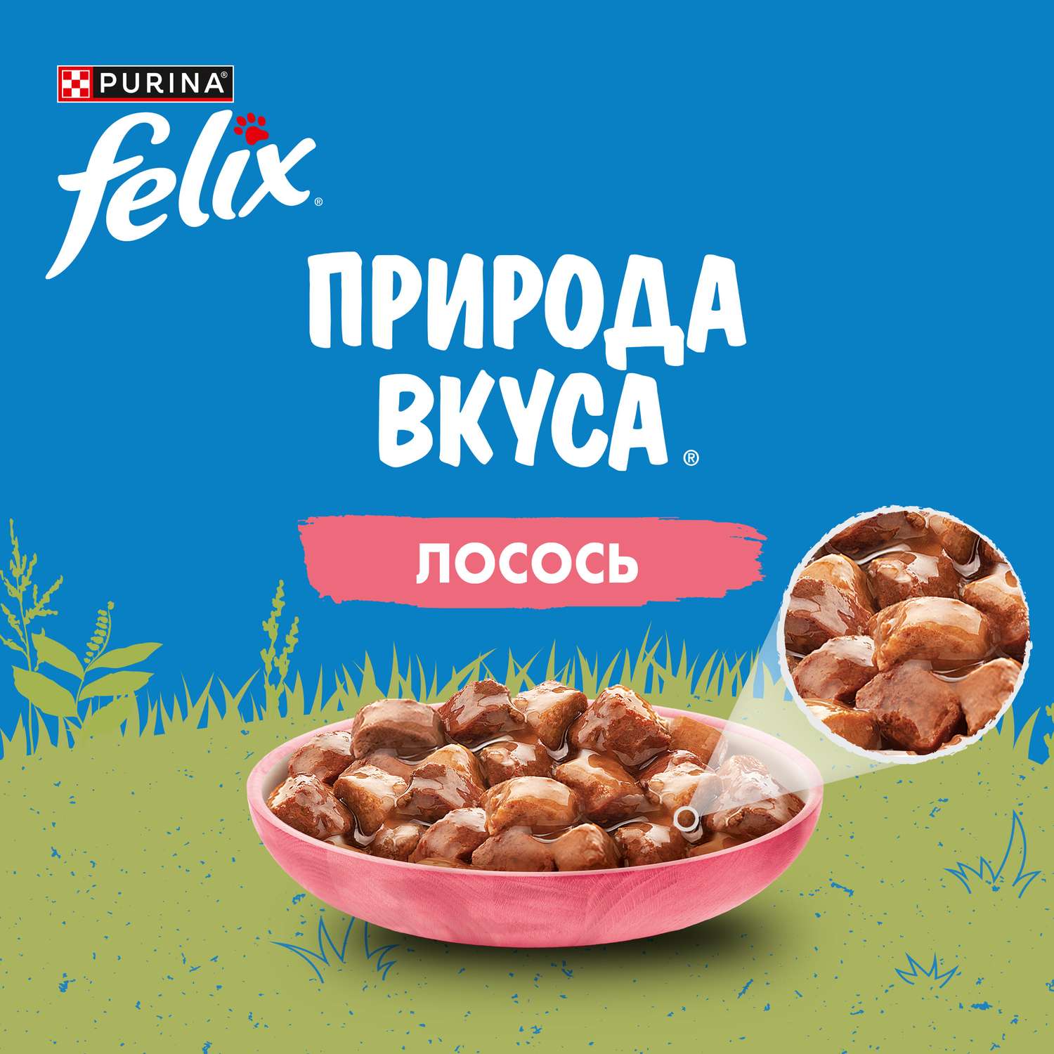 Корм для кошек Felix 75г для взрослых с лососем в соусе - фото 10