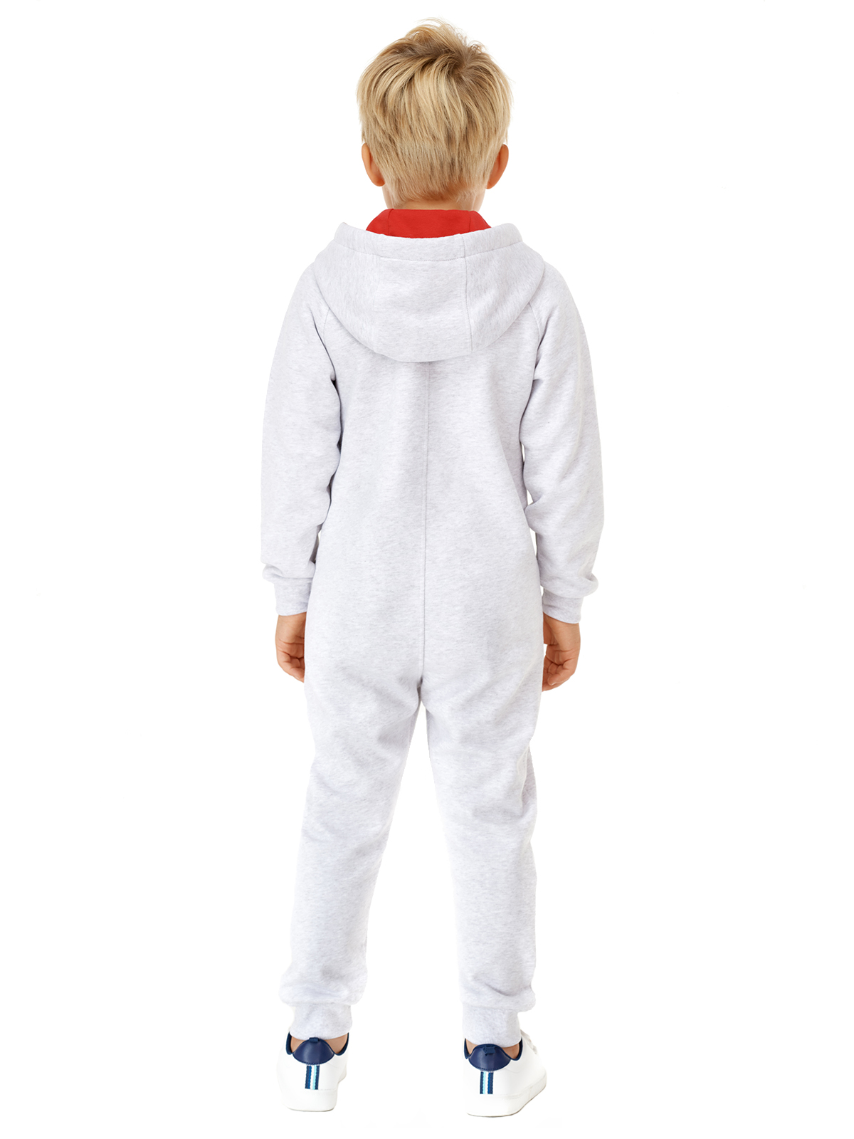 Комбинезон Lucky Child 88-30пф/0-2/светло-серый - фото 6