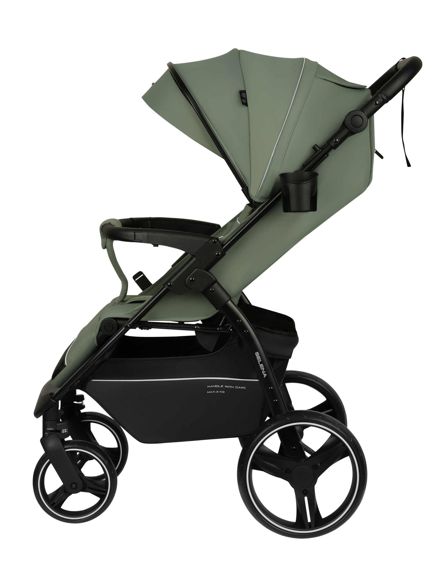 Коляска прогулочная JOVOLA SELENA 2026 всесезонная зеленый - фото 8