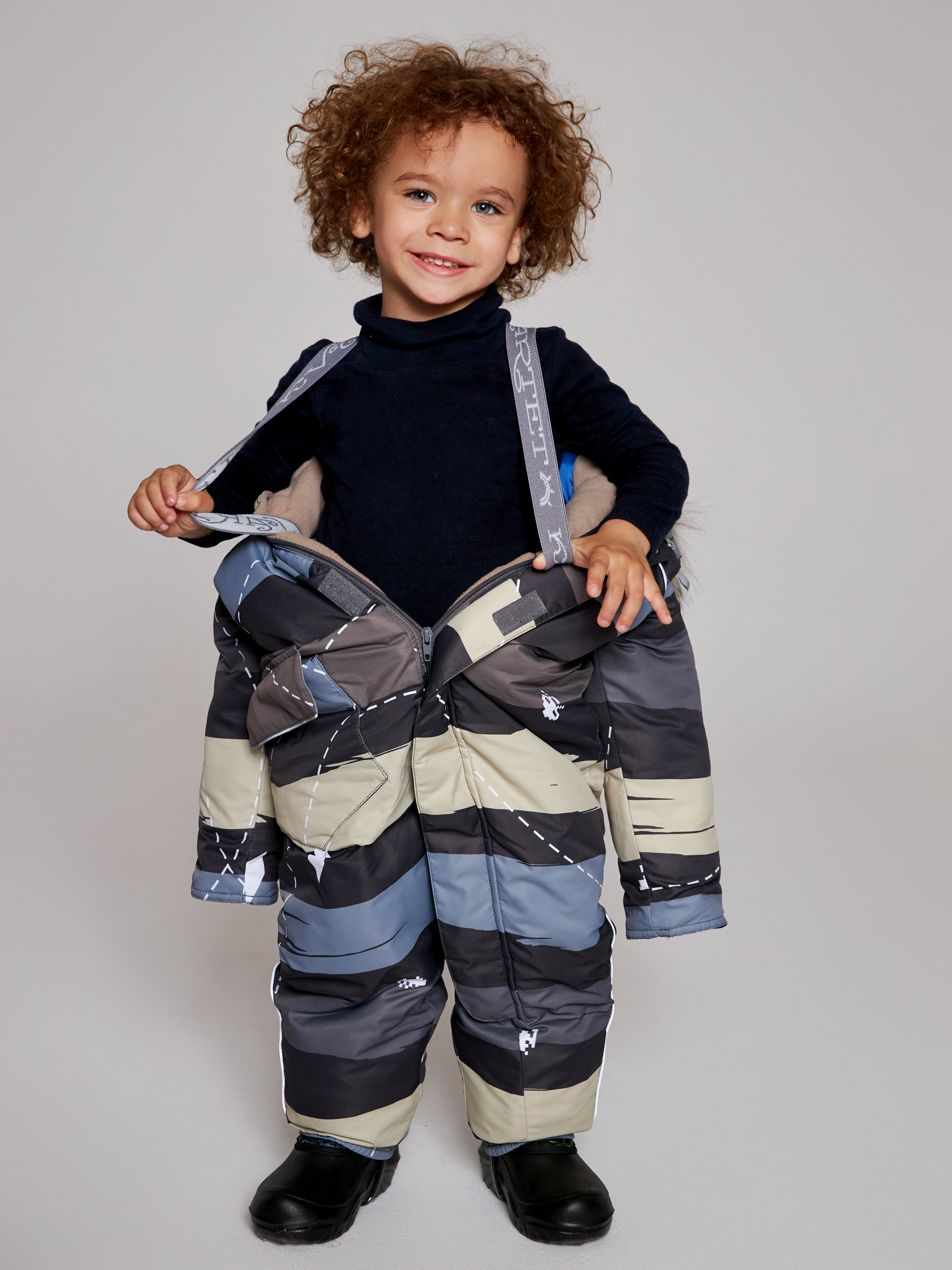 Комбинезон Kvartet 704 серый - фото 3