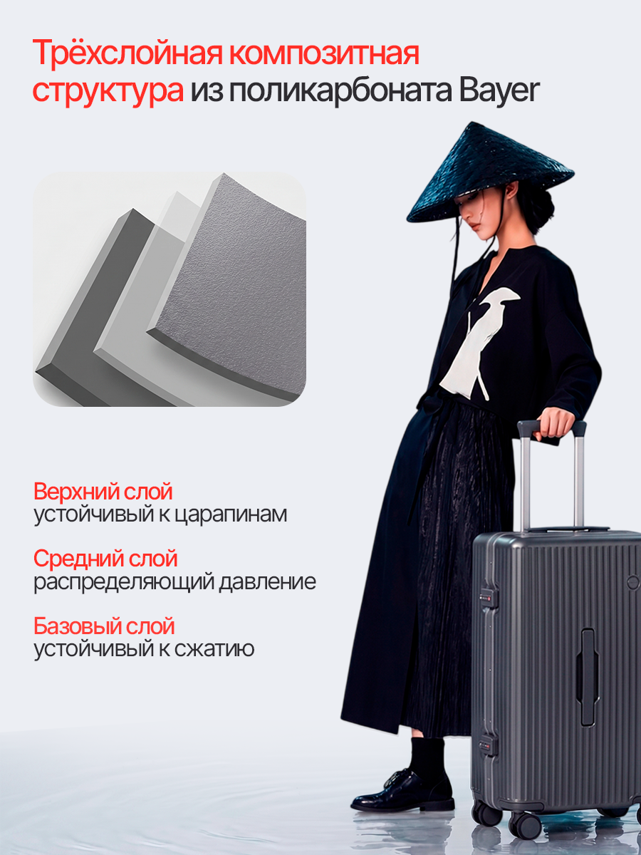 Чемодан MIXI M-9300 - фото 8