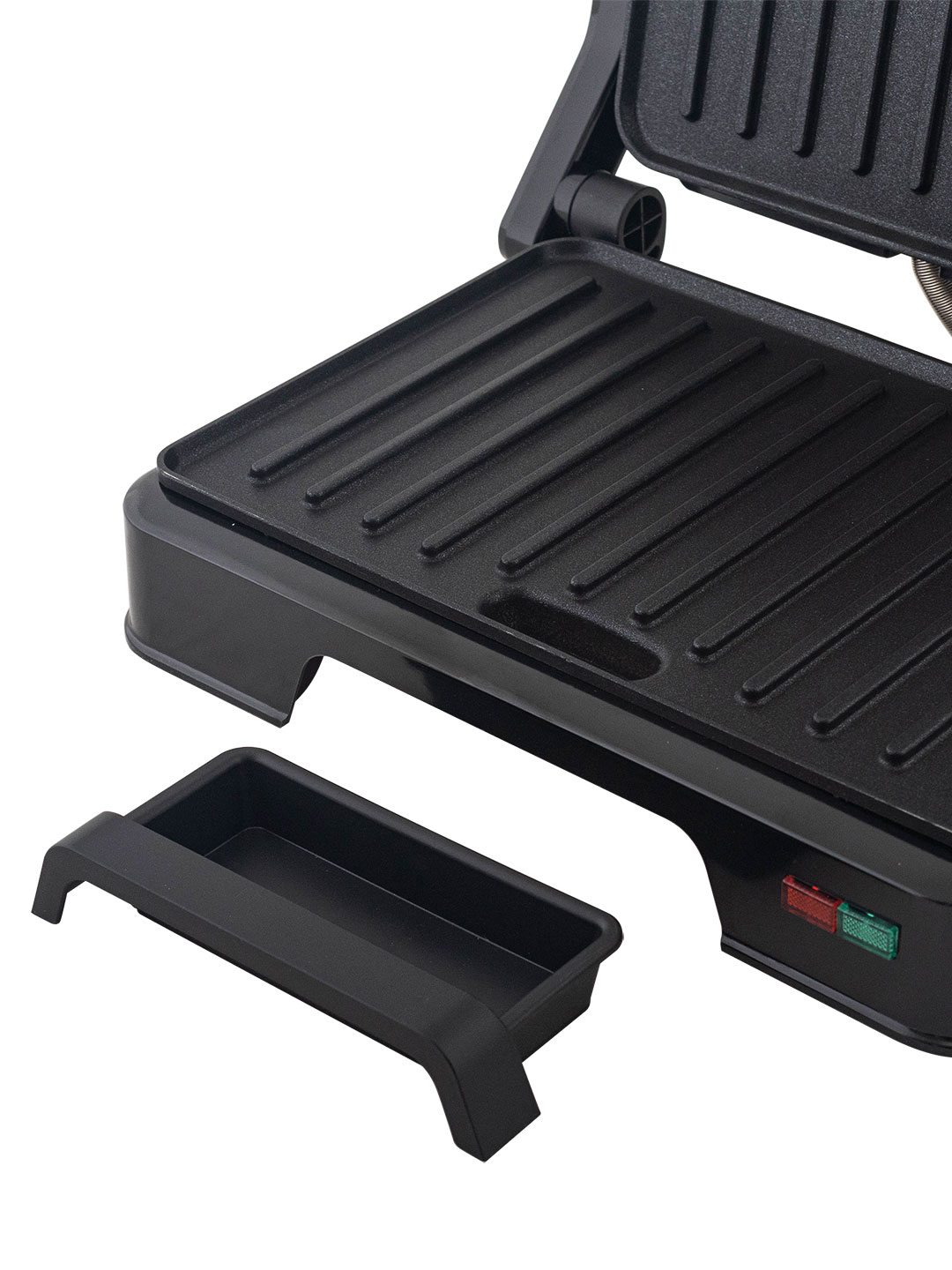 Электрический пресс гриль ENDEVER Grillmaster-118 1500 Вт 220°C антипригарный серебристо-черный - фото 12