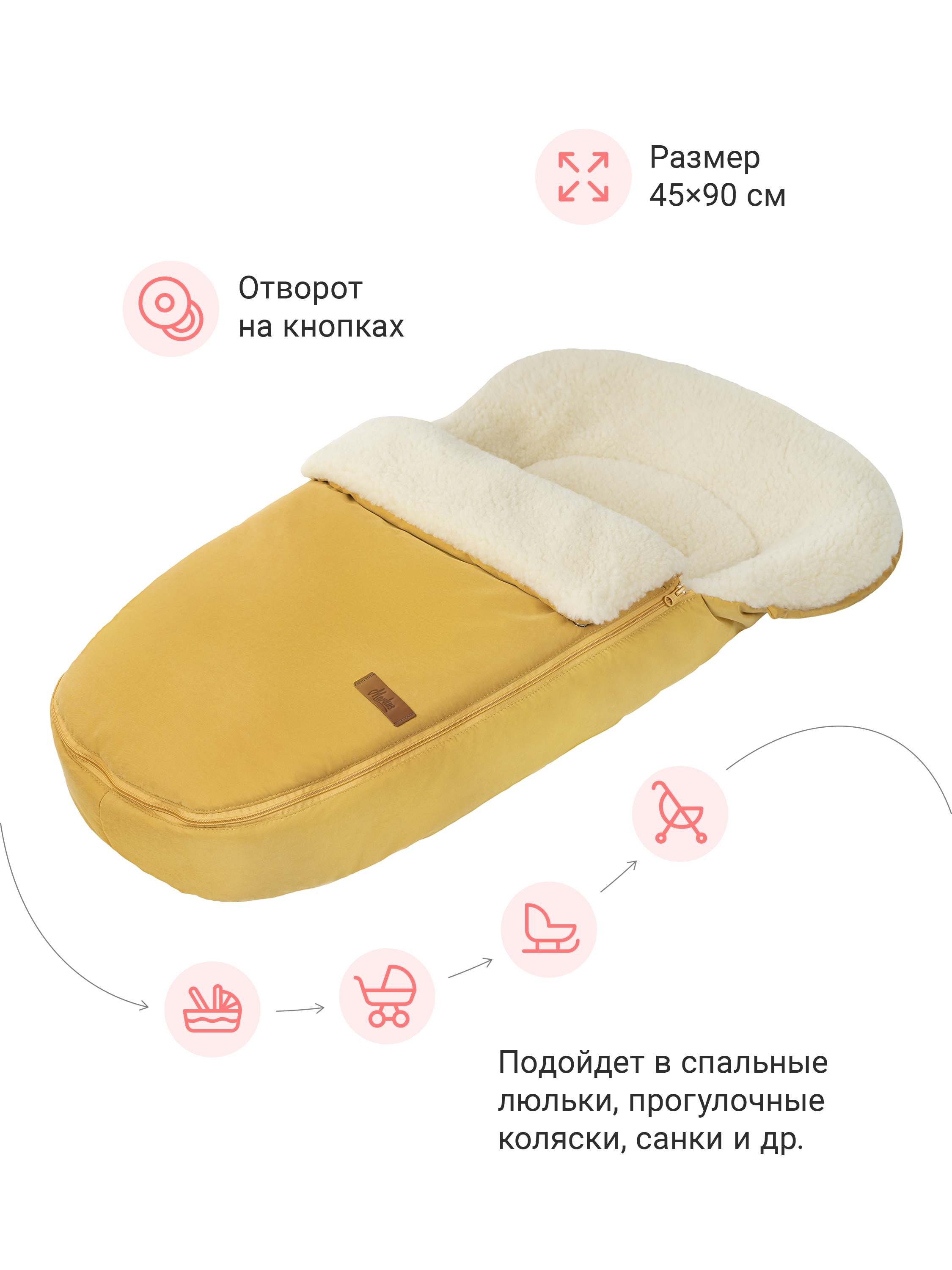 Конверт в коляску на осень Egg Basic - фото 4