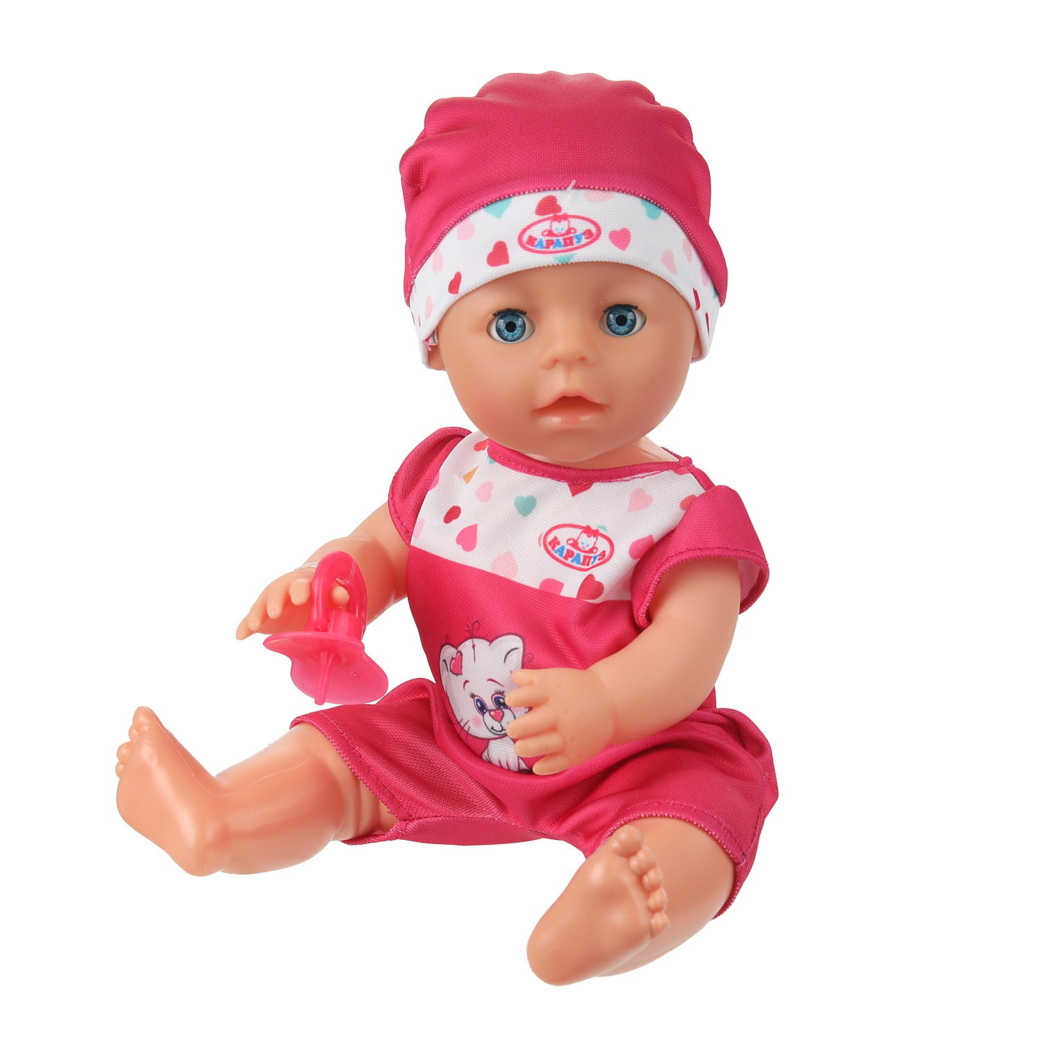 Кукла пупс Карапуз высота 30 см 400013 - фото 3