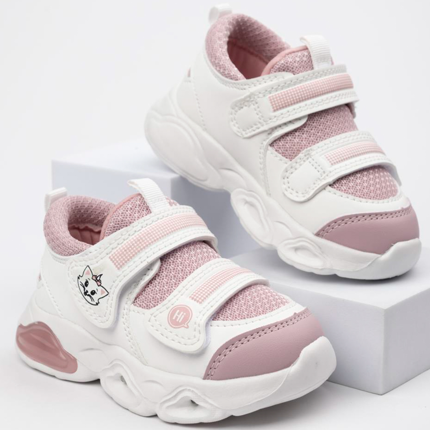 Кроссовки TikkaGo 1A10_5237_white-pink - фото 1