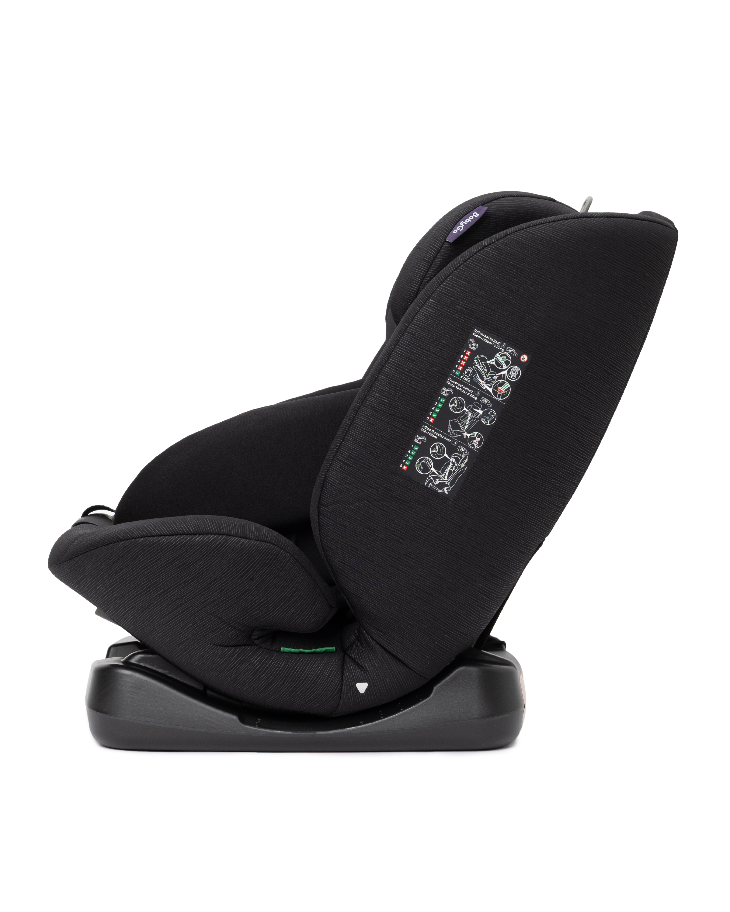 Автокресло BabyGo 4-Stage 0+/1/2/3 (0-36 кг) черный - фото 5