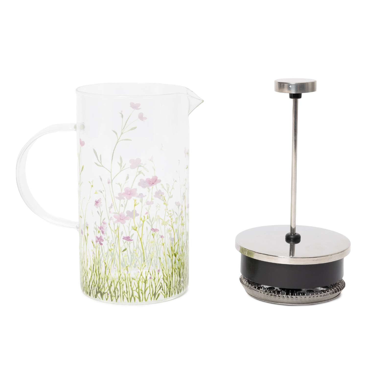 Френч-пресс ё Цветы 600мл - фото 4