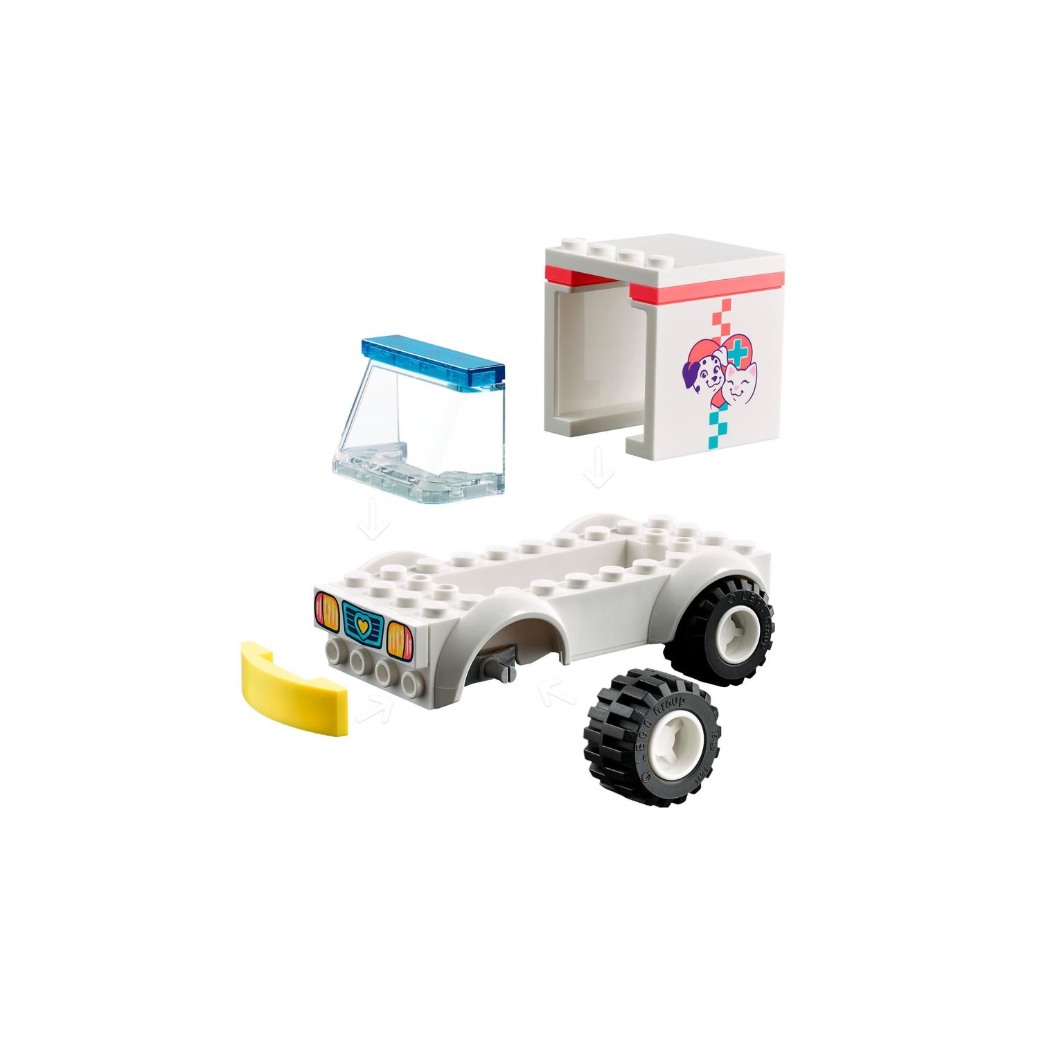 Конструктор LEGO Friends Скорая ветеринарная помощь 54 дет. - фото 4